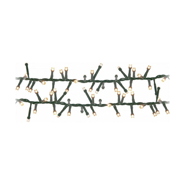 LED-Lichterkette Warmes licht Warmes Weiß 17 m grün