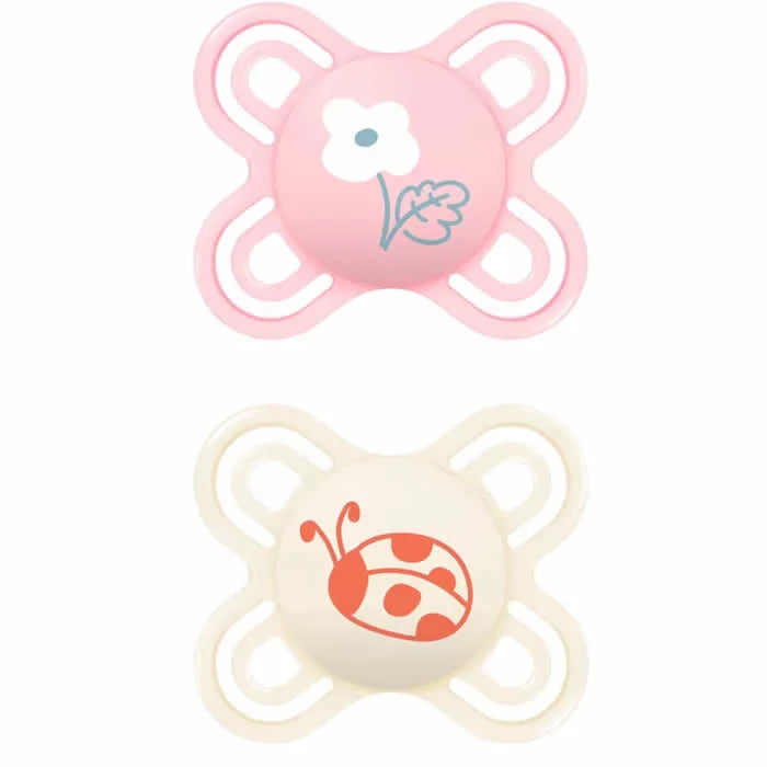 Mam Baby Schnuller Perfect Star 0-2 Rosa 2U