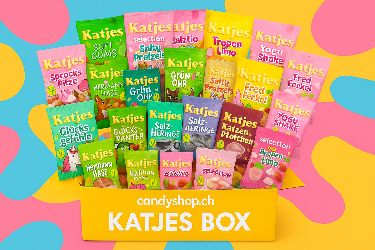 Katjes Best of Katjes Überraschungsbox Fruchtgummi 175g vegane Auswahl
