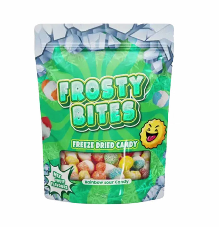 Frosty Bites Rainbow Sour 76g gefriergetrockneter saurer Snack