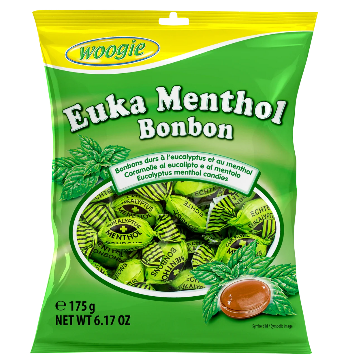 Woogie Bonbons Euka Menthol 175g – Klassischer Mentholgeschmack