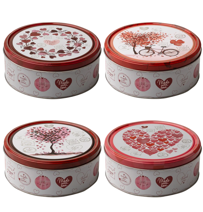 Pâtisserie Mathéo Butter Cookies Hearts 150g in Metalldose
