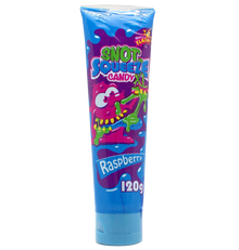 Warheads Candy Gel in der Tube XL 120g Erdbeer Fruchtgummi – Seitenansicht