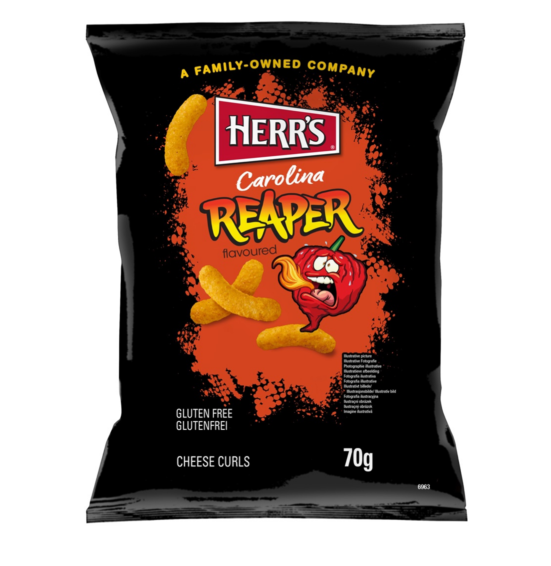 Herr´s Herr's Carolina Reaper Cheese Curls 70g Snack