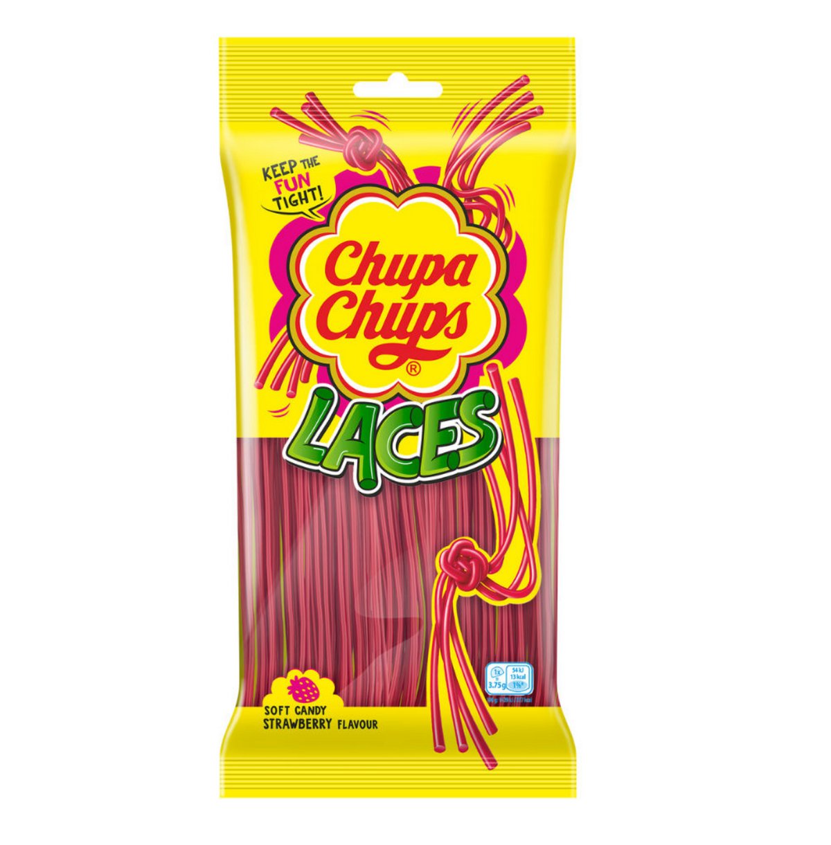 Chupa Chups Strawberry Laces Fruchtgummi 90g