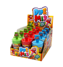 Sweet Flash saure Lollipop mit Pulver zum Dippen 35g – Verpackung
