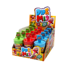Sweet Flash saure Lollipop mit Pulver zum Dippen 35g – Rückansicht
