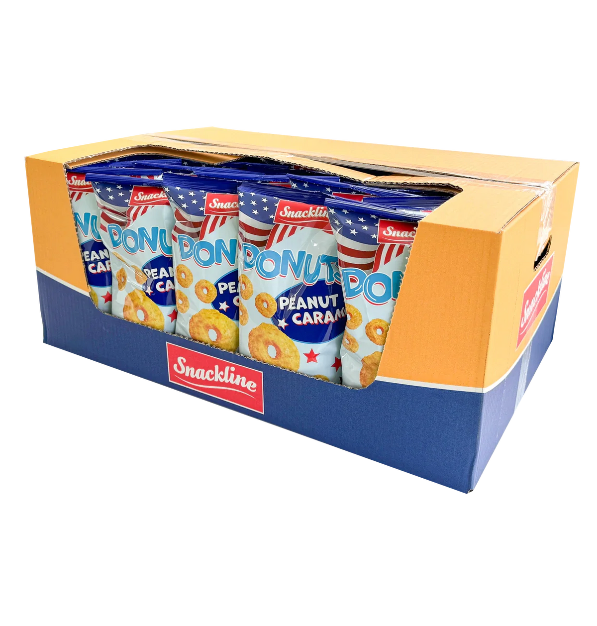 Snackline Donut Ringe Karamell-Erdnuss 100g – Detailansicht