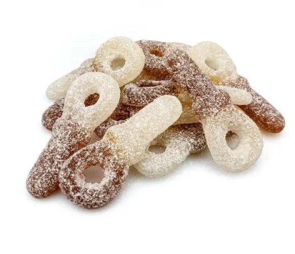 Frisia Vegane Saure Cola Fruchtgummi Schnuller 1 kg Packung – Detailansicht
