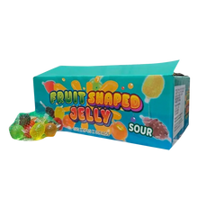 Sugar Daddy Fruchtgummi Fruit Shaped Jelly Fruits Sauer 315g Netz – Detailansicht