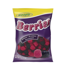 Woogie Fruchtgummibeeren-Auslese 300g mit natürlichen Aromen und Fruchtsaft – Produktansicht