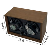 Uhrenbewegerbox, automatische Uhrenbox mit USB-Stromversorgung, luxuriöse Uhrenbox aus Holz