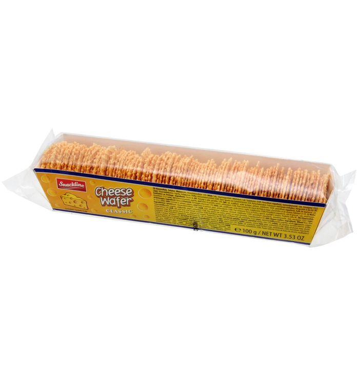 Snackline Käsewaffeln Classic Hauchdünn 100g knuspriger Käse-Snack