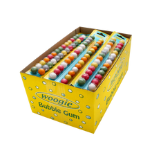 Woogie Kaugummi Kugeln 28er Stange 70g Fruchtmix – Detailansicht