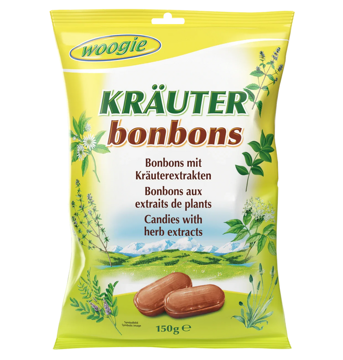 Woogie Kräuterbonbons 150g mit 20 verschiedenen Kräutern