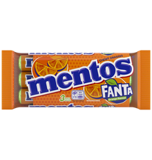 Mentos Fanta Dragées 3x38g mit Fantageschmack – Produktansicht