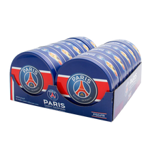 PSG Paris Saint Germain Bonbons mit Früchtemixgeschmack 200g Metalldose – Detailansicht