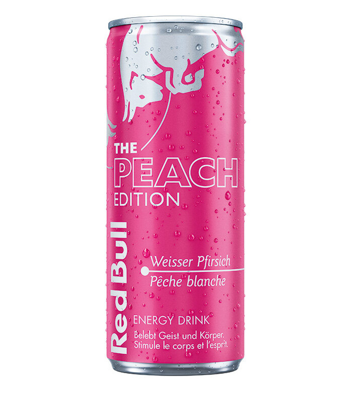 Red Bull Peach Edition Weisser Pfirsich 250ml Energy-Drink Dose