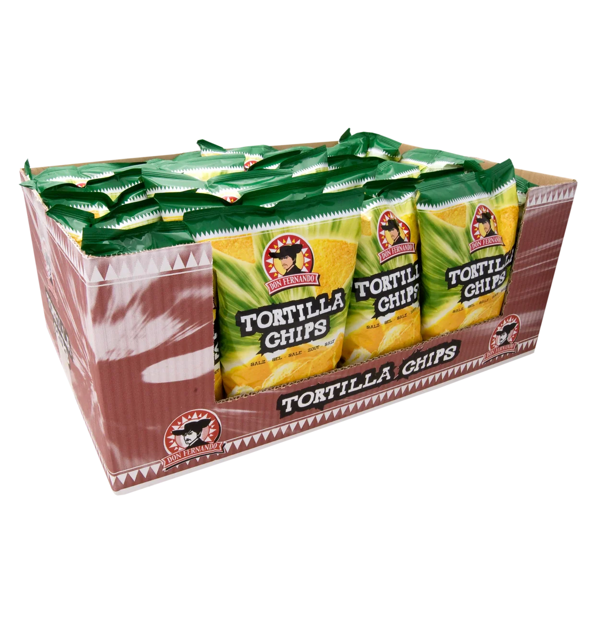 Don Fernando Tortilla Nacho Chips mit Salz 200g – Detailansicht