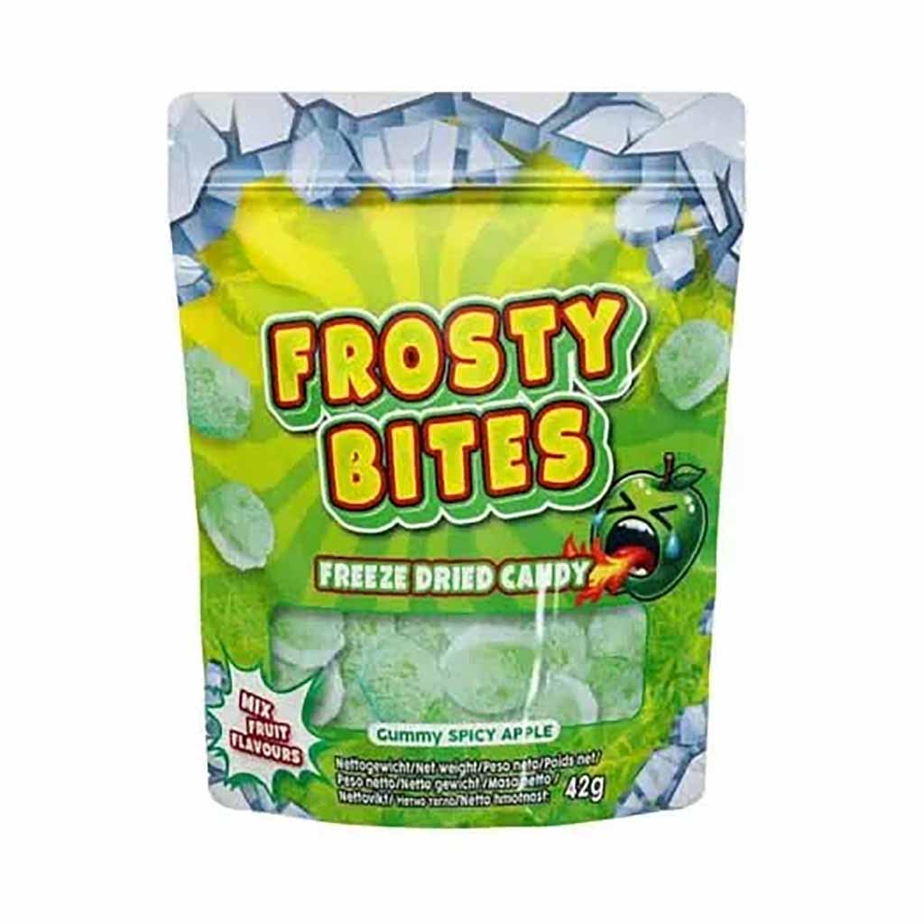 Frosty Bites Gefriergetrocknete Süssigkeit Spicy Apple 40g – Detailansicht