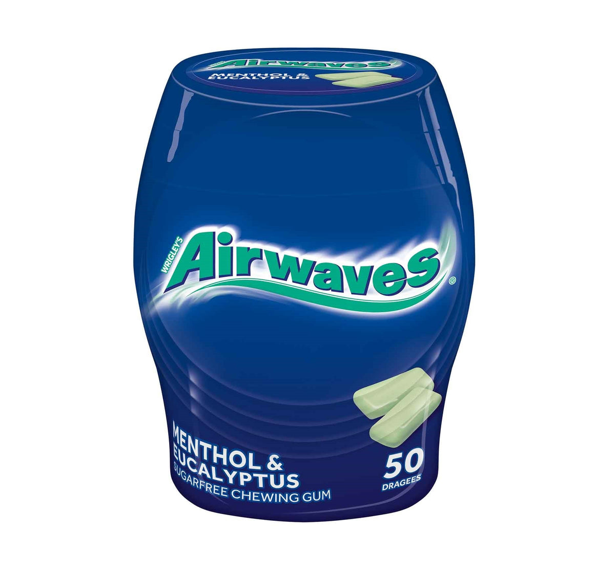 Wrigleys Airwaves Menthol & Eucalyptus zuckerfreie Kaugummi 50 Dragees – Produktansicht