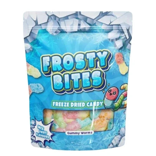 Arctic Farms Frosty Bites Sour Worms 50g – gefriergetrocknete saure Fruchtwürmer