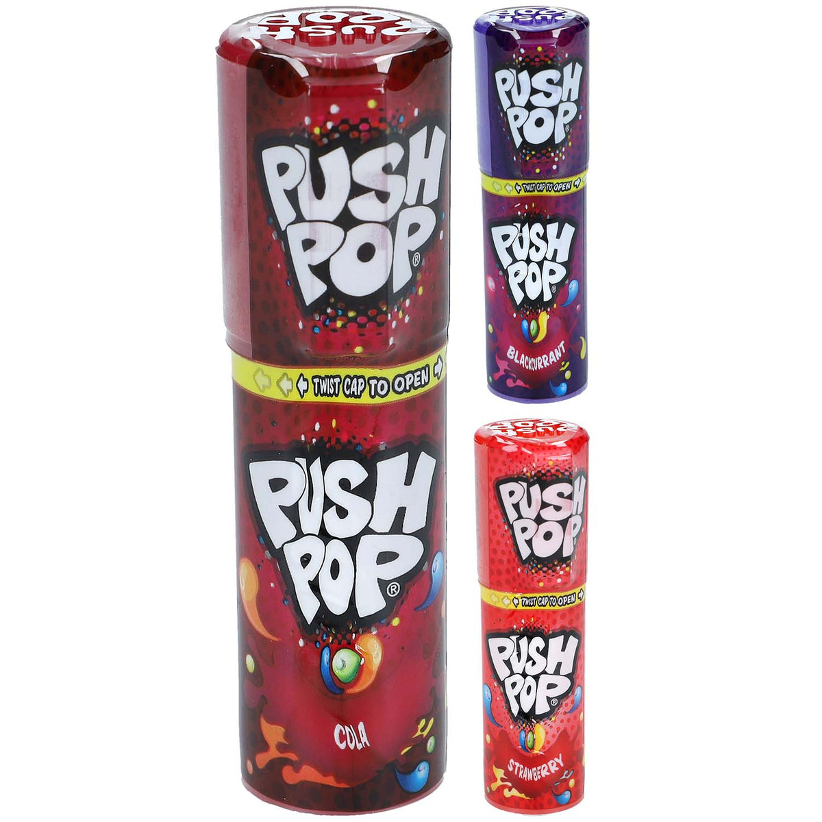 Bazooka Push Pop Lolli 15g Original Süssigkeit