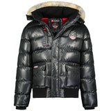 Canadian Peak Herren Winter Daunenjacke Schwarz