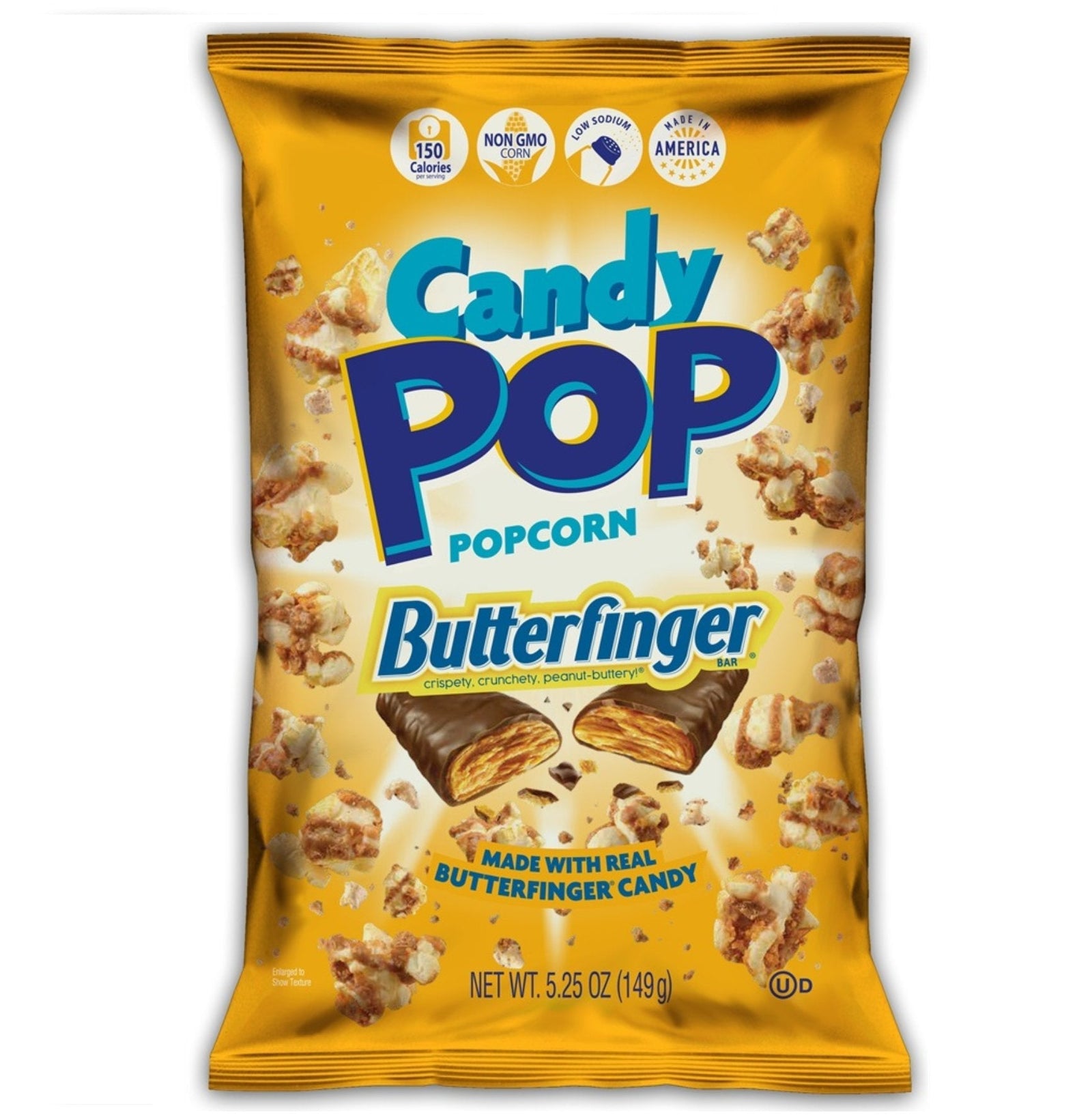 Candy Pop Butterfinger Popcorn 149g süsser, knuspriger Snack