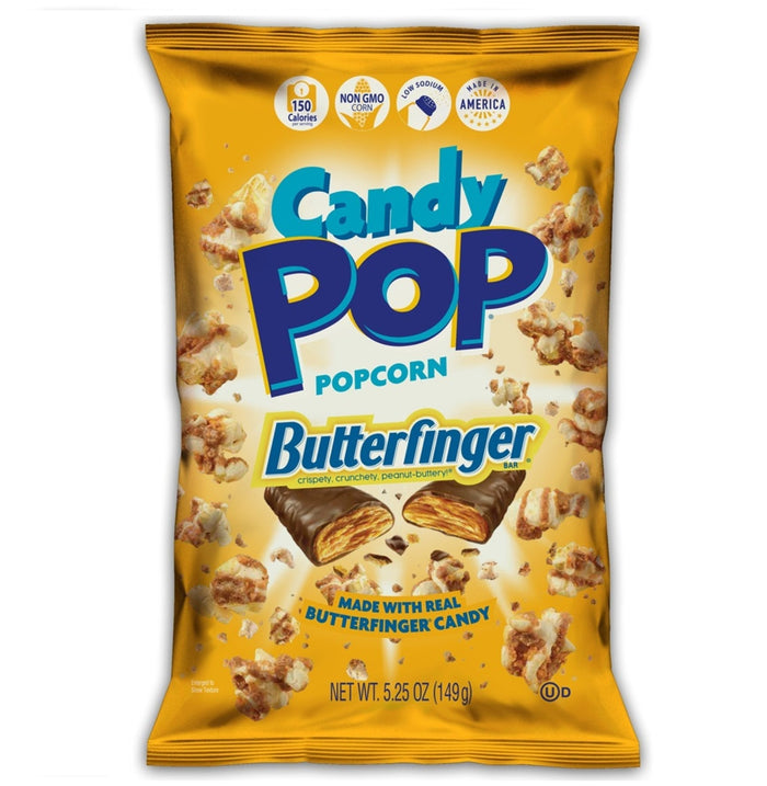 Candy Pop Butterfinger Popcorn 149g süsser, knuspriger Snack