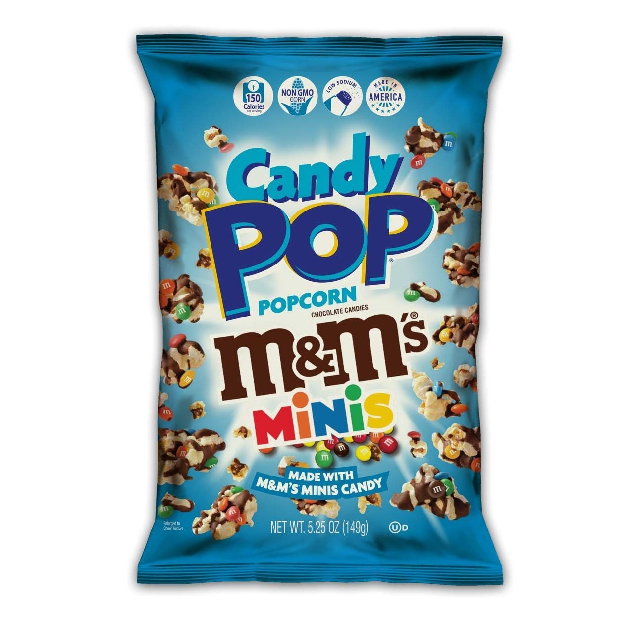 Candy Pop M&M's Popcorn 149g Schokoladiges Popcorn mit M&M's Minis