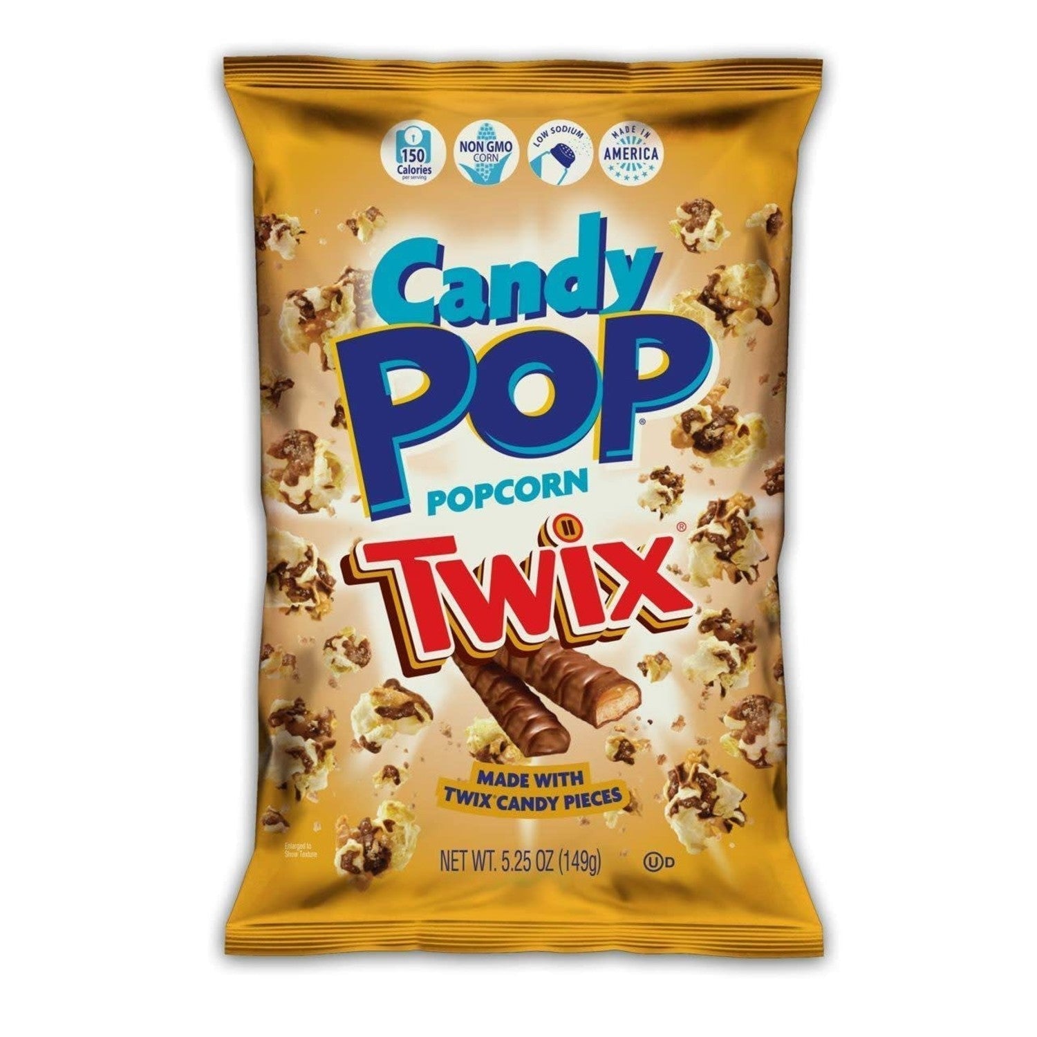 Candy Pop Twix Popcorn 149g süsser Snack mit Twix-Geschmack