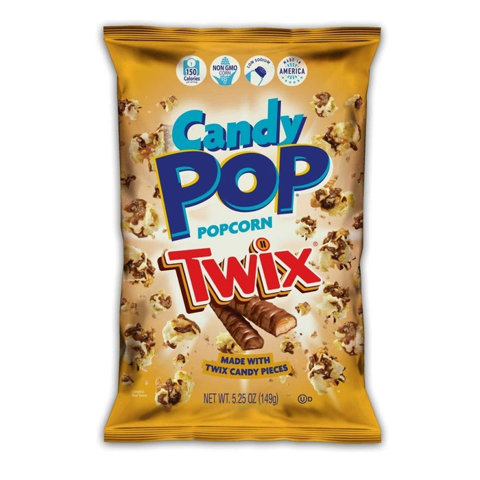 Candy Pop Twix Popcorn 149g süsser Snack mit Twix-Geschmack