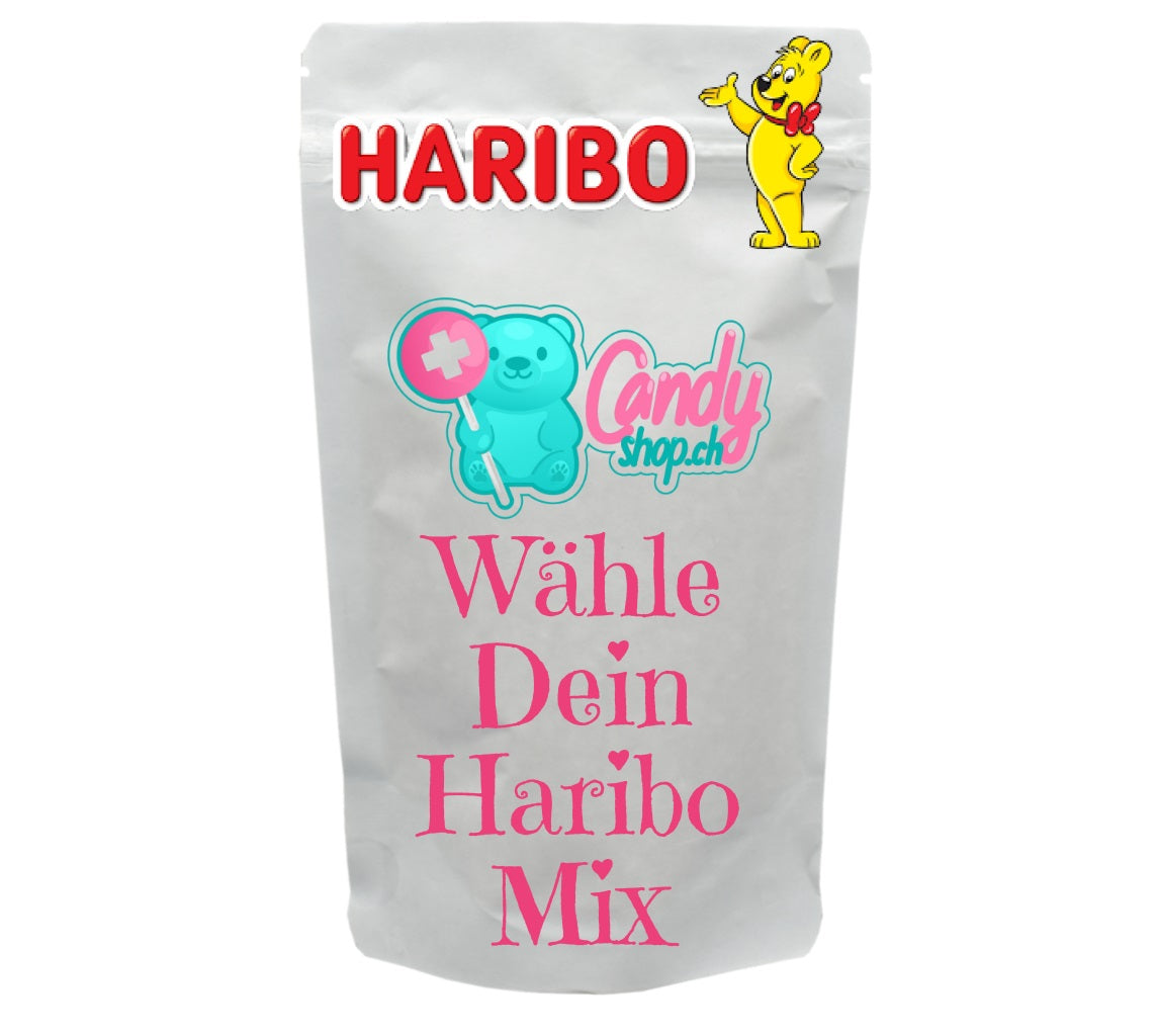 Candyshop.ch Wunsch Beutel Haribo Fruchtgummi 1 Kg Fruchtmix