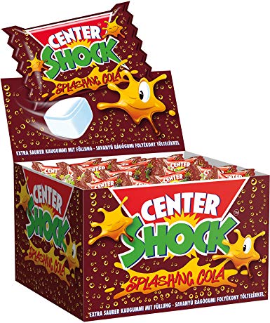 Center Shock Kaugummi mit Cola-Füllung 100 Stück Packung