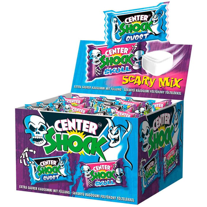Center Shock Kaugummi mit Füllung Scary Mix sauer 100 Stück 400g