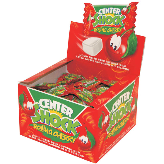 Center Shock Rolling Cherry Kaugummi 100 Stück Packung