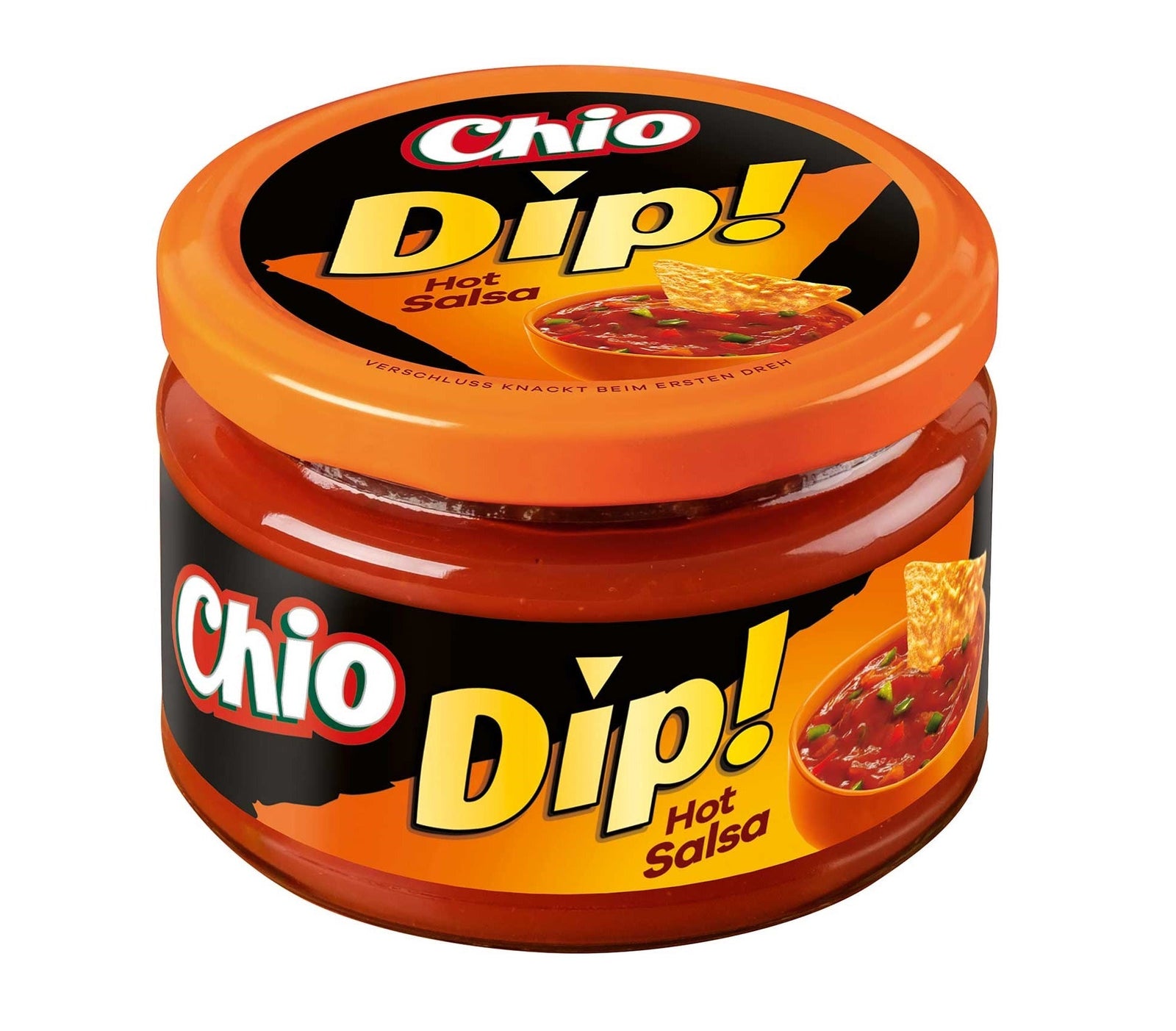 Chio Hot Salsa Käse Dip 200ml würzig scharf im Becher