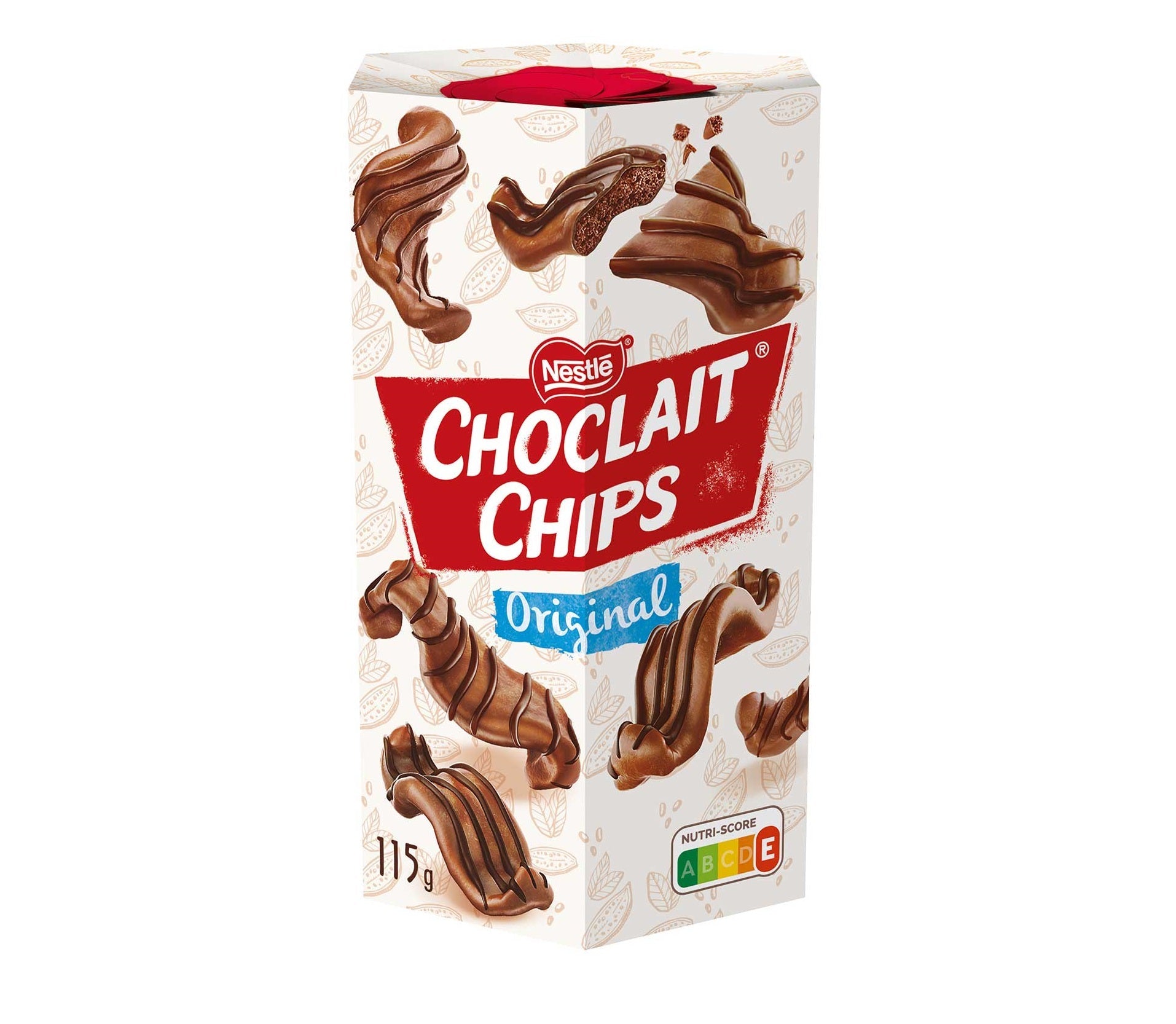 Choclait Chips Original Knusperchips mit Milchschokolade 115g – Produktansicht