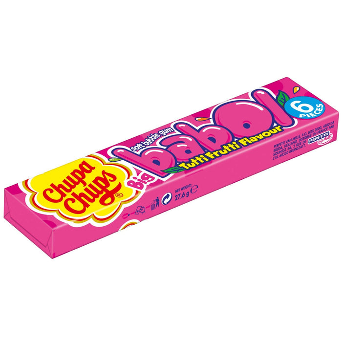 Chupa Chups Big Babol Tutti Frutti Kaugummi 6er Pack 175g