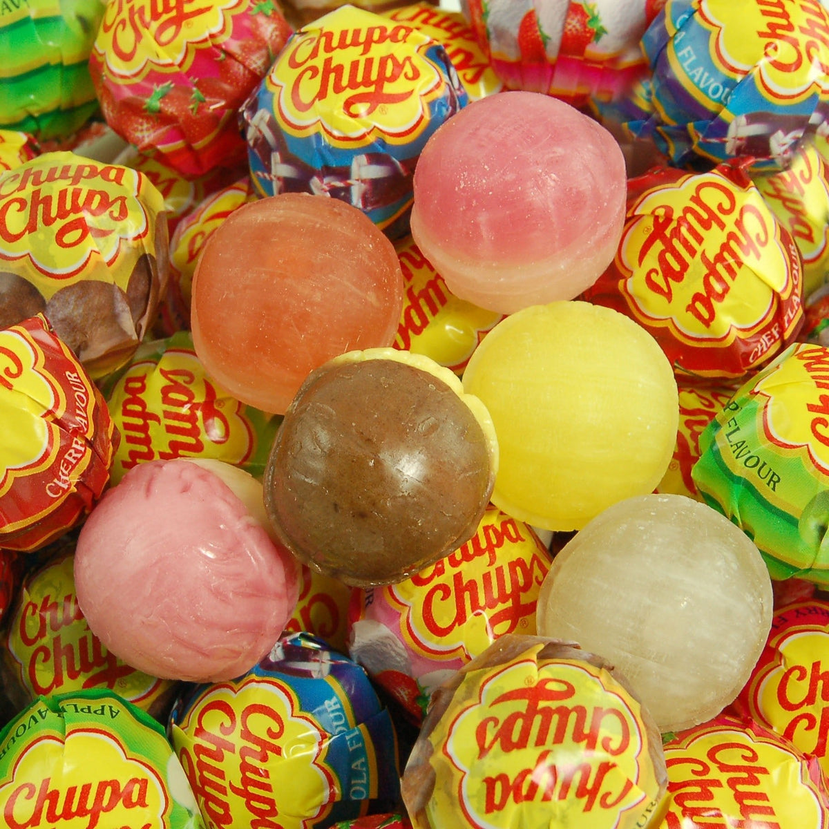 Chupa Chups The Best Of 200er Lollis Multicolor 2400g Thekendisplay – Detailansicht