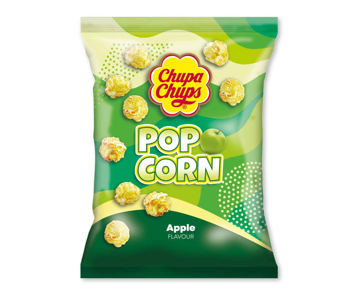 Chupa Chups Popcorn Apple 90g – knuspriger Apfel-Popcorn Snack
