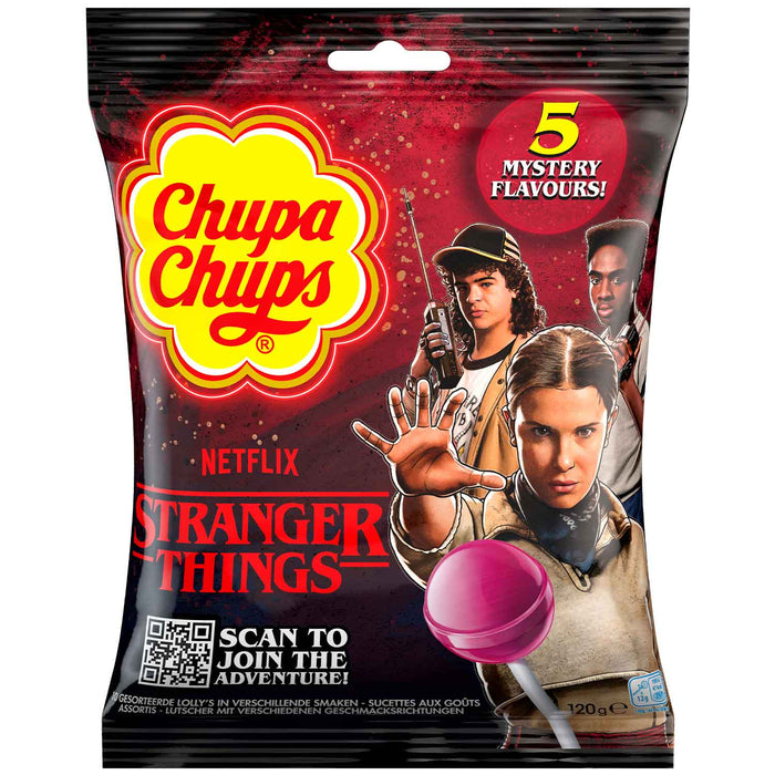 Chupa Chups Stranger Things Right Side Up 10er Lollis – Produktansicht