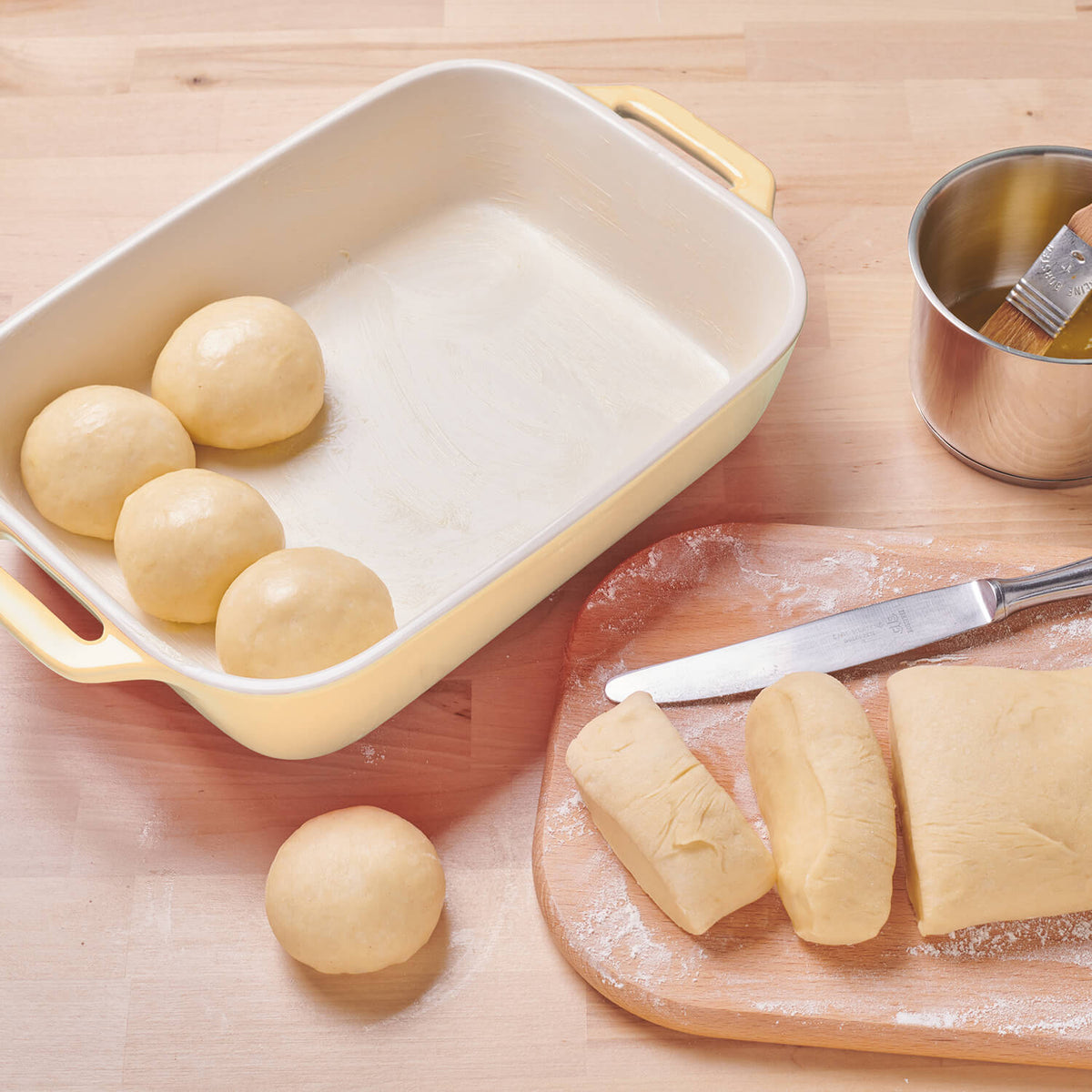 Dr Oetker Backmischung Buchteln Beige 175g – Detailansicht