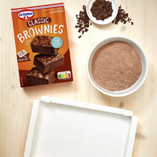 Dr Oetker Classic Brownies Backmischung mit Backform 175g – Produktansicht – Detailansicht