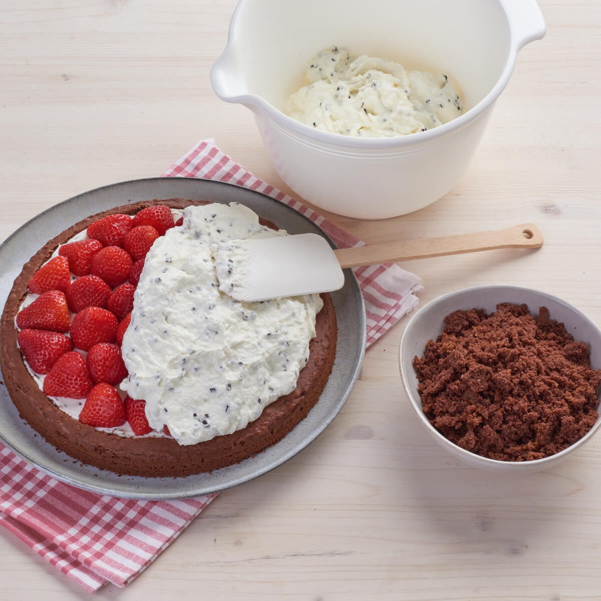 Dr Oetker Backmischung Erdbeer Zeit Maulwurf Kuchen 175g – Detailansicht