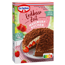 Dr Oetker Backmischung Erdbeer Zeit Maulwurf Kuchen 175g – Produktansicht