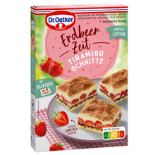 Dr Oetker Erdbeer Zeit Tiramisu Schnitte Backmischung 175g Produktansicht – Produktansicht