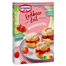 Dr Oetker Backmischung Erdbeer Zeit Windbeutel 175g – Produktansicht