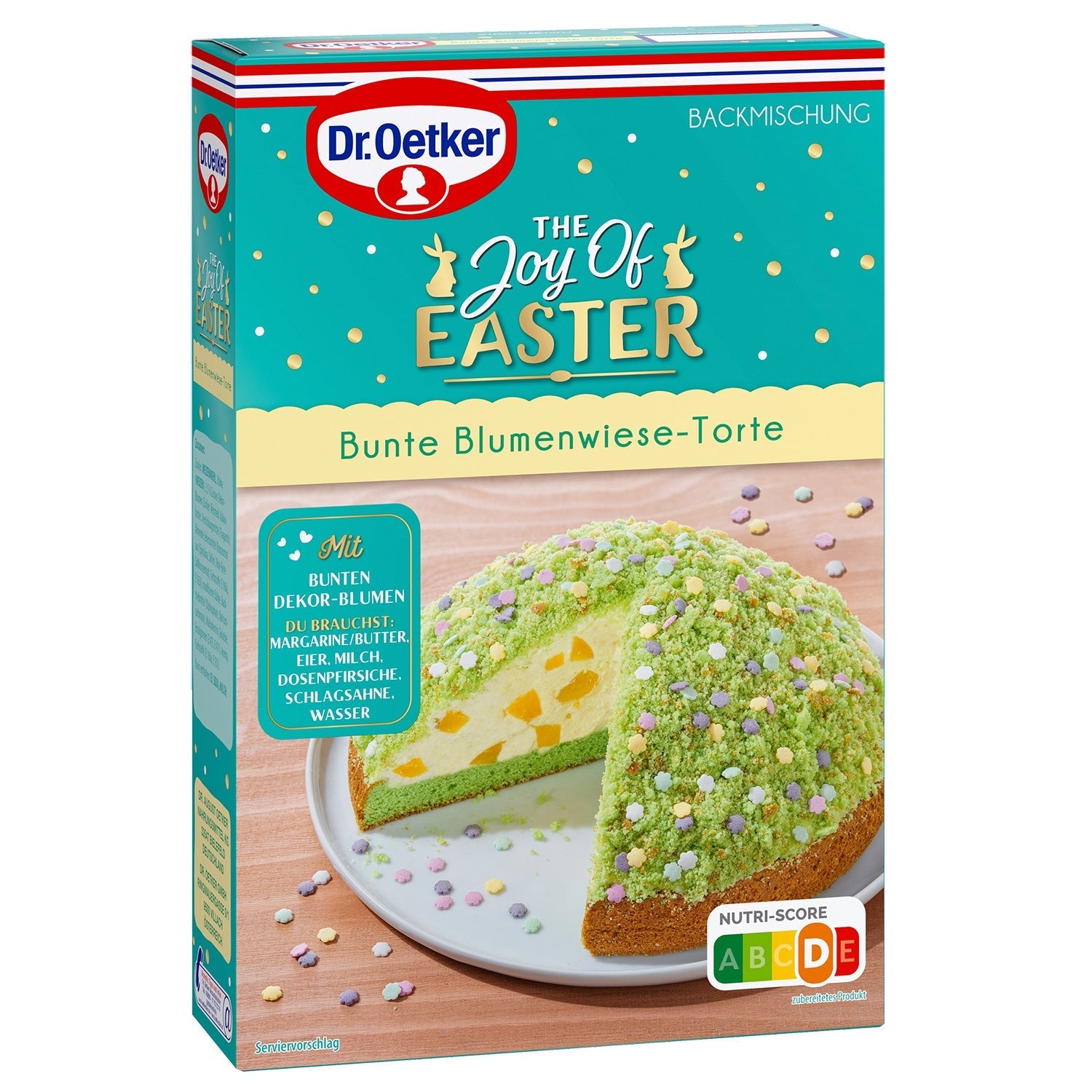 Dr Oetker Easter bunte Blumenwiese Torte Backmischung 175g – Produktansicht
